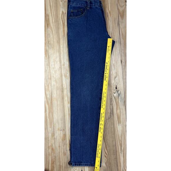 Full Blue Blue Denim Straight Leg Jeans Mens Size 32x34 - Picture 6 of 6